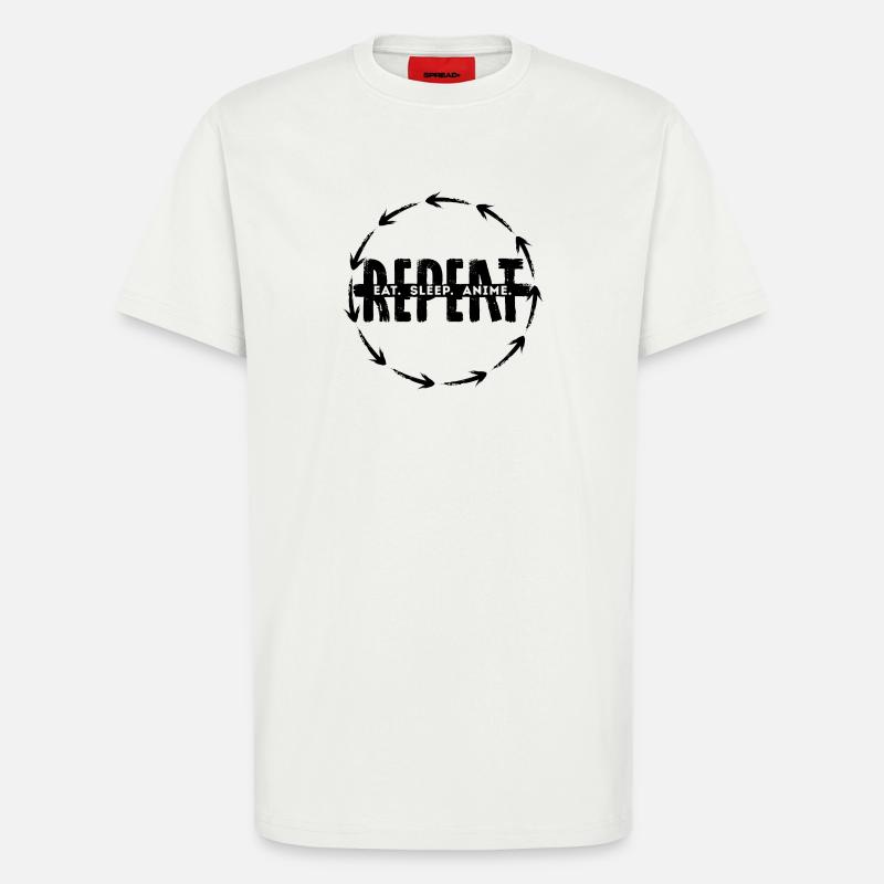 Déclaration d’anime Mangastyle Comic Animation Manga - T-shirt bio décontracté fabriqué en UE - OFF WHITE