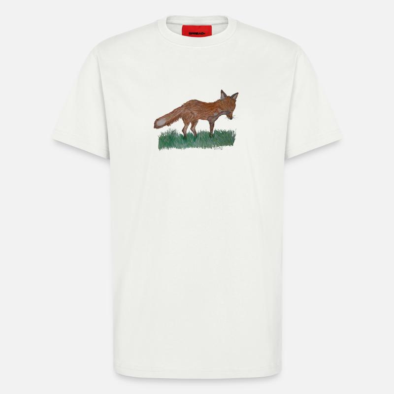 Ich bin nur ein Fuchs - T-Shirt - made by SPREAD - OFF WHITE