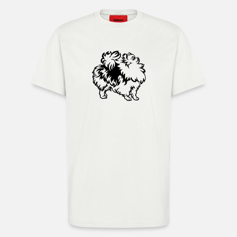 Dwarf spitz - T-Shirt - made by SPREAD - OFF WHITE