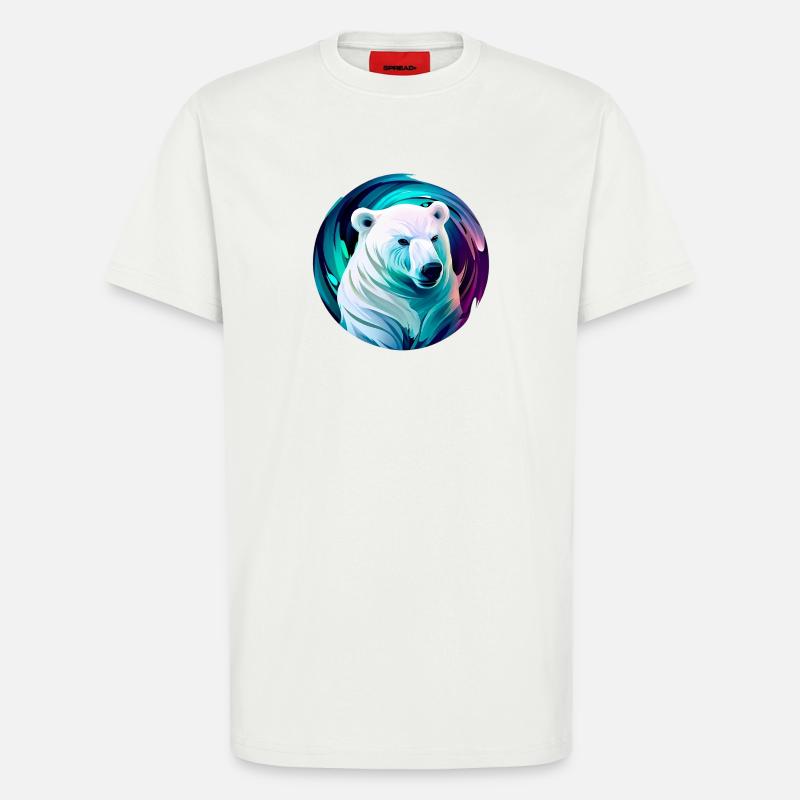 Weißer Eisbär - T-Shirt - made by SPREAD - OFF WHITE