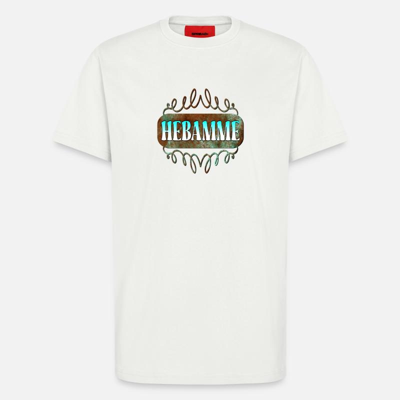 HEBAMMENBERUF GEBURTSHILFE - DANKE HEBAMME - T-Shirt - made by SPREAD - OFF WHITE