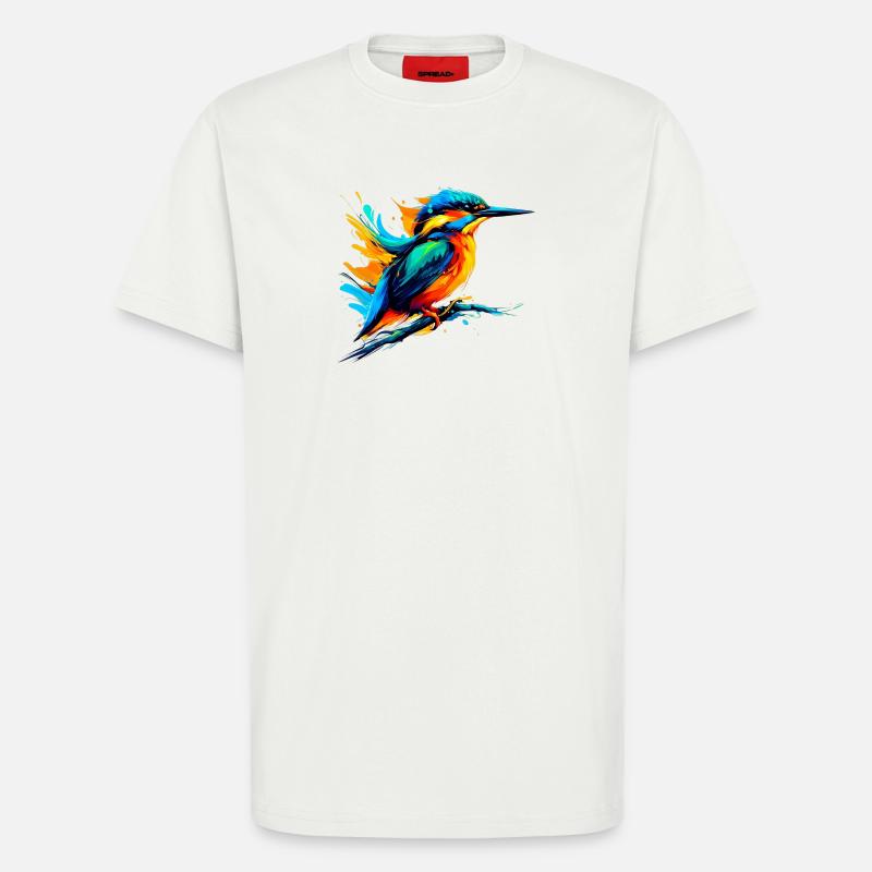 Eisvogel - T-Shirt - made by SPREAD - OFF WHITE