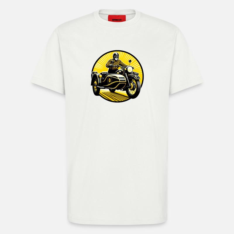 Gespannfahrer in der Sonne - T-Shirt - made by SPREAD - OFF WHITE