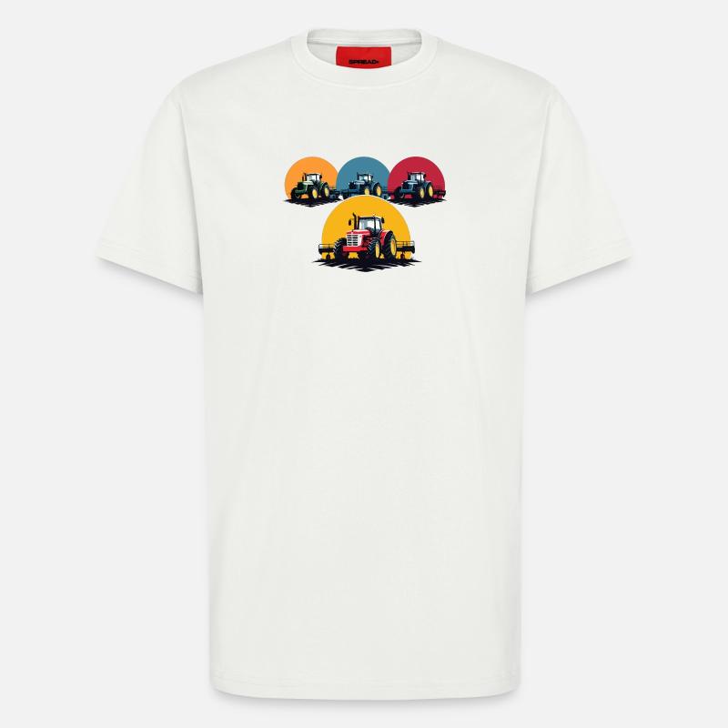 Bauer Traktor - T-Shirt - made by SPREAD - OFF WHITE