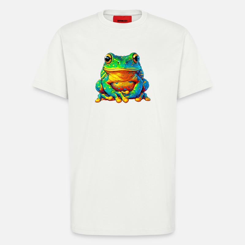 Frosch - T-Shirt - made by SPREAD - OFF WHITE