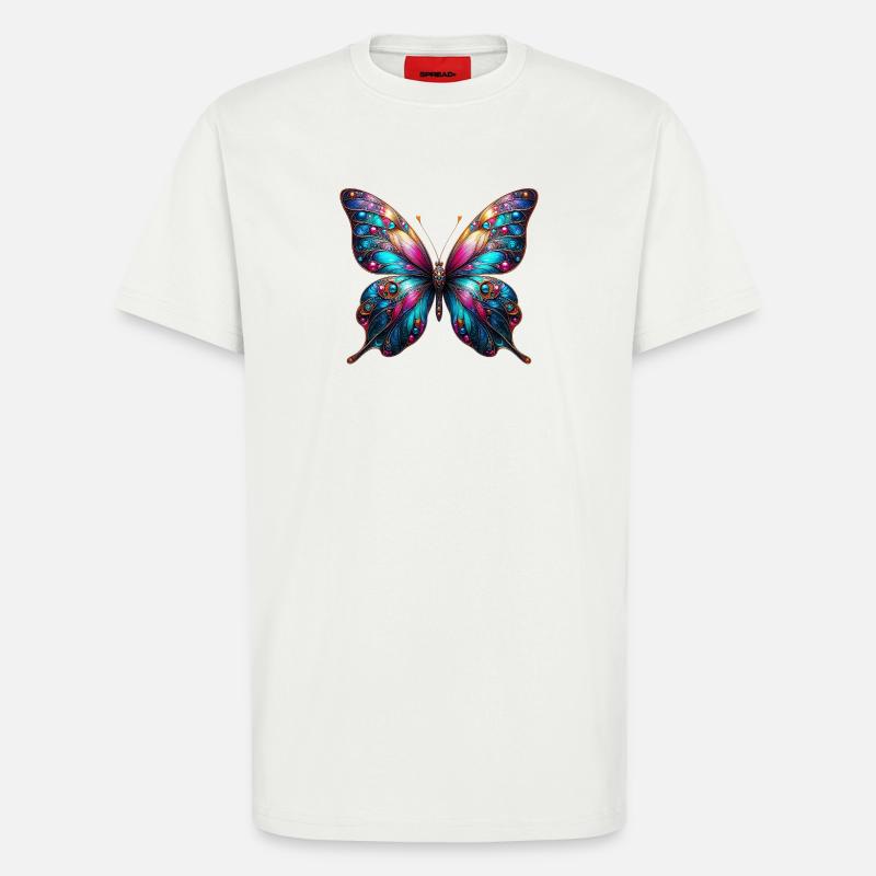 Schmetterling - T-Shirt - made by SPREAD - OFF WHITE