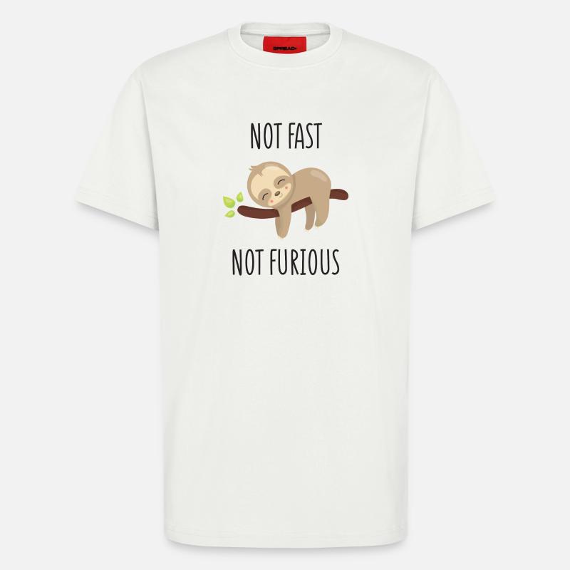Nicht schnell, nicht wütend - T-Shirt - made by SPREAD - OFF WHITE