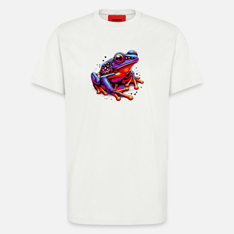 Frosch - T-Shirt - made by SPREAD - OFF WHITE