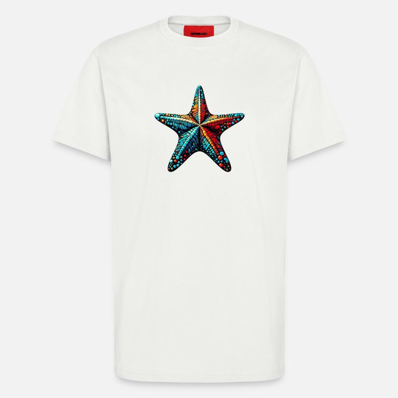 Seestern - T-Shirt - made by SPREAD - OFF WHITE