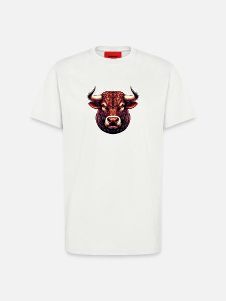 Bull - T-Shirt - made by SPREAD - OFF WHITE