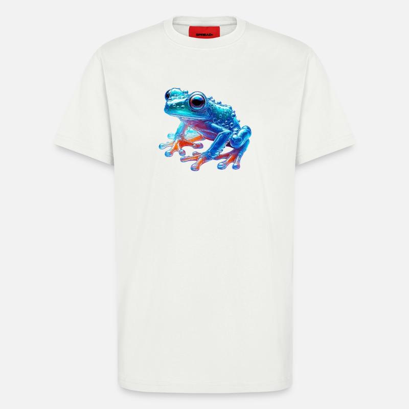 Frog - T-Shirt - made by SPREAD - OFF WHITE