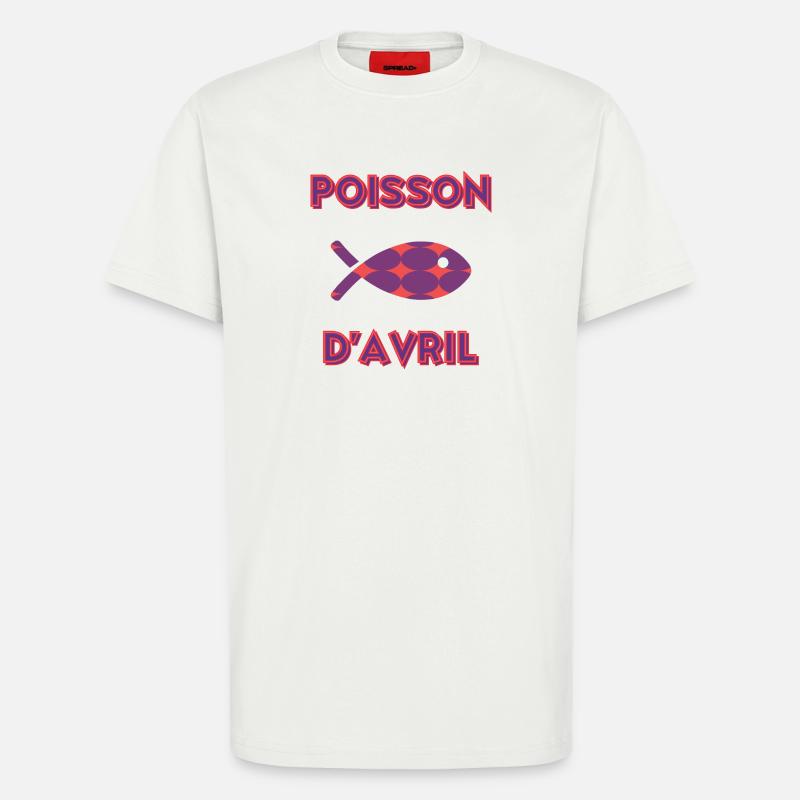 APRILSCHERZ - T-Shirt - made by SPREAD - OFF WHITE