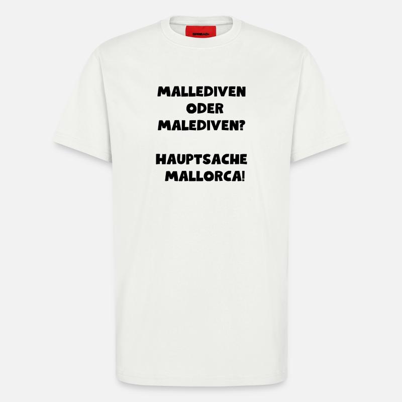 Mallediven schwarz - T-Shirt - made by SPREAD - OFF WHITE