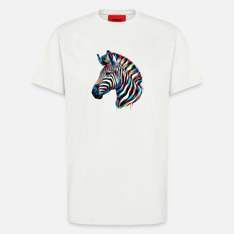 Zebra - T-Shirt - made by SPREAD - OFF WHITE