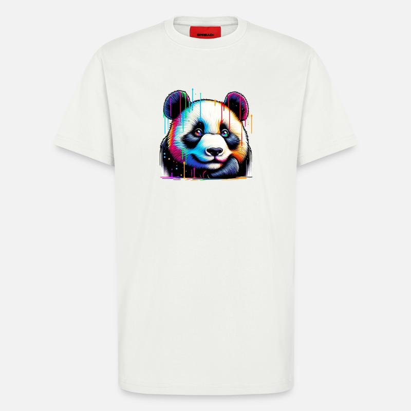 Panda - T-Shirt - made by SPREAD - OFF WHITE