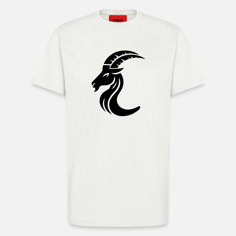 Steinbock 3 - T-Shirt - made by SPREAD - OFF WHITE