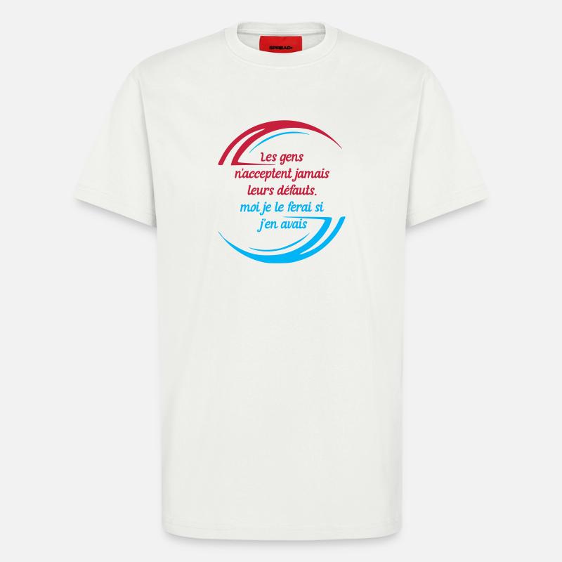 Die Fehler der Menschen - T-Shirt - made by SPREAD - OFF WHITE