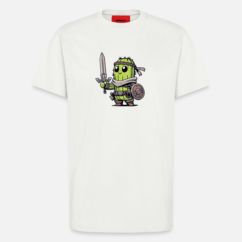 Avocado Knight: Der Bravocado-Krieger - T-Shirt - made by SPREAD - OFF WHITE