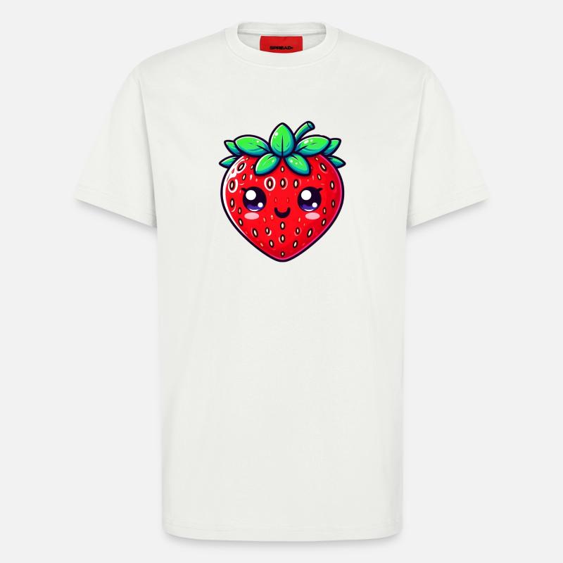 Erdbeer-Erdbeeren - T-Shirt - made by SPREAD - OFF WHITE