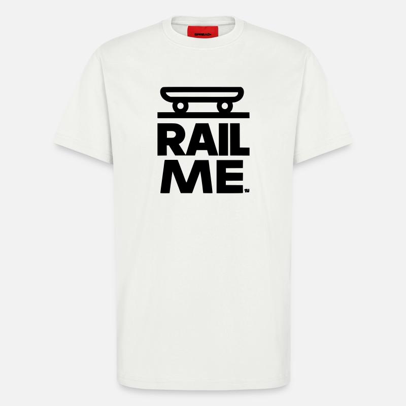 Rail - skateboard - T-Shirt - made by SPREAD - OFF WHITE