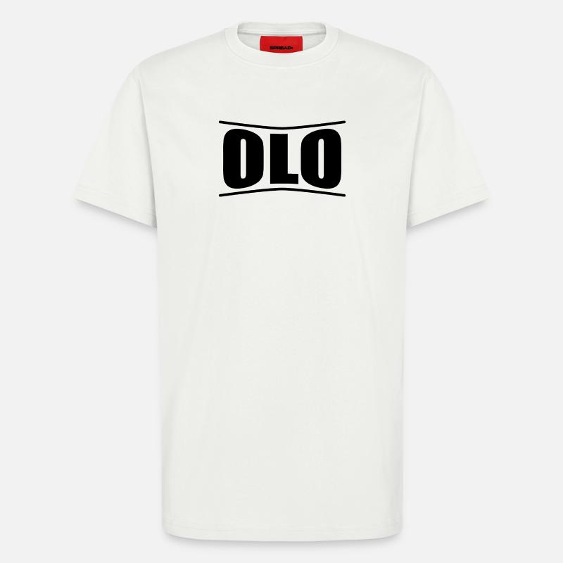 Olo T-Shirt Strick Geschenkidee - T-Shirt - made by SPREAD - OFF WHITE