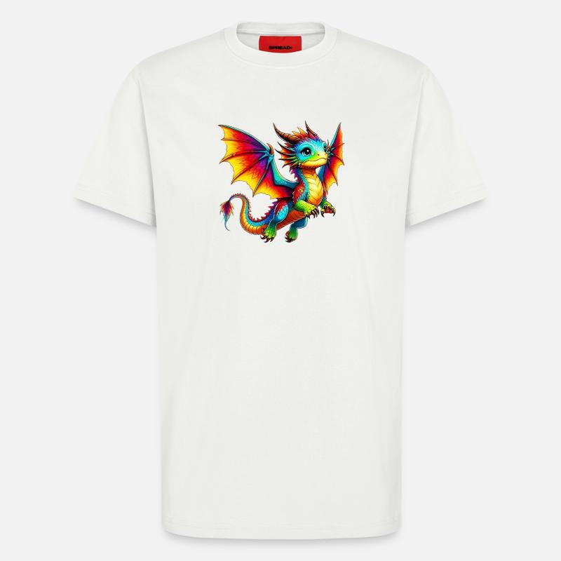 Drache - T-Shirt - made by SPREAD - OFF WHITE