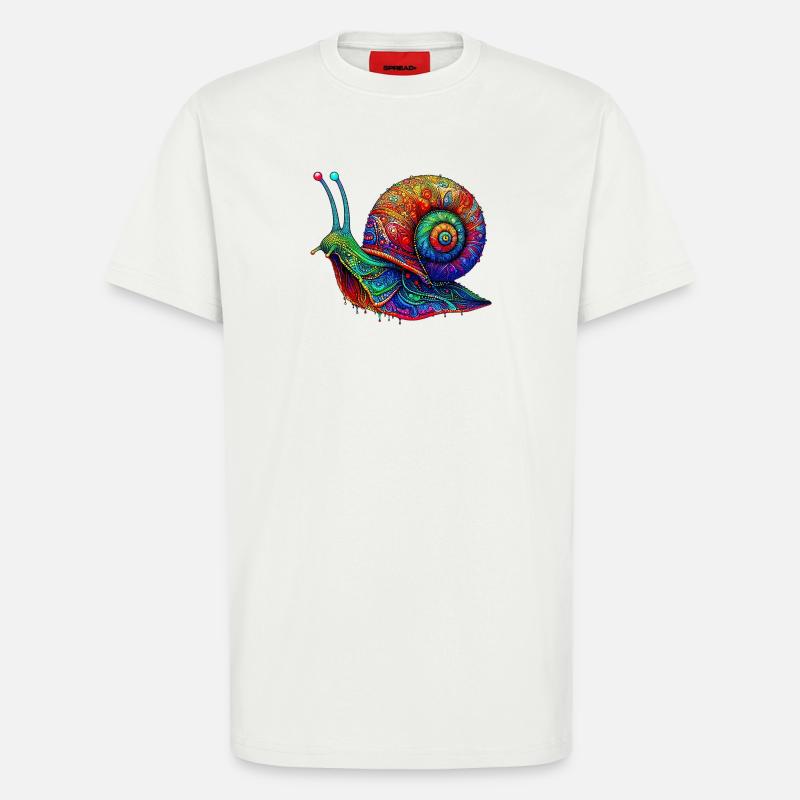 Schnecke - T-Shirt - made by SPREAD - OFF WHITE