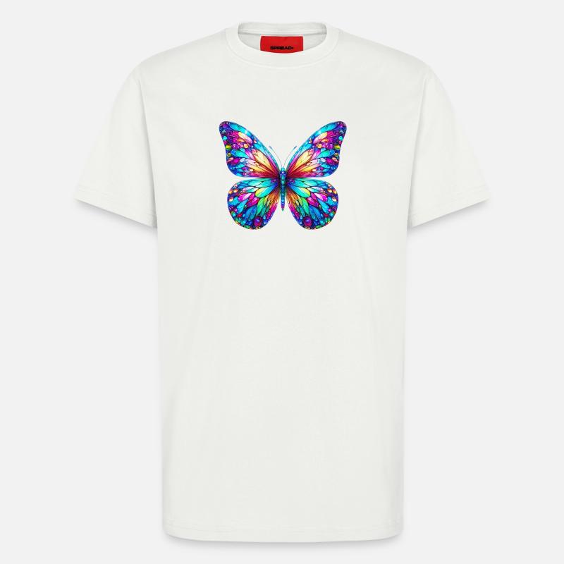 Schmetterling - T-Shirt - made by SPREAD - OFF WHITE