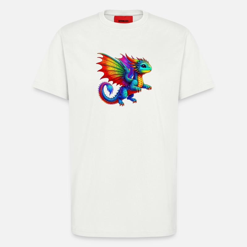 Drache - T-Shirt - made by SPREAD - OFF WHITE