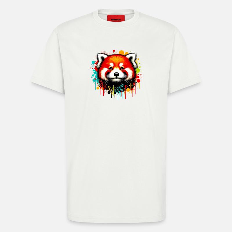 Kleiner Panda - T-Shirt - made by SPREAD - OFF WHITE