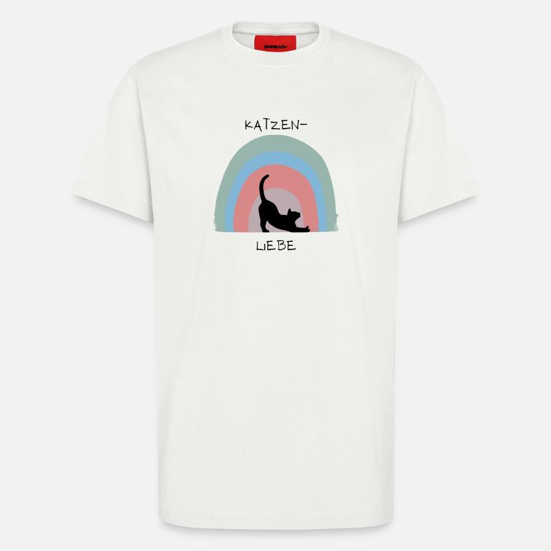Katzenliebe - T-Shirt - made by SPREAD - OFF WHITE