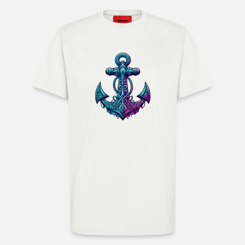Ein Anker - T-Shirt - made by SPREAD - OFF WHITE