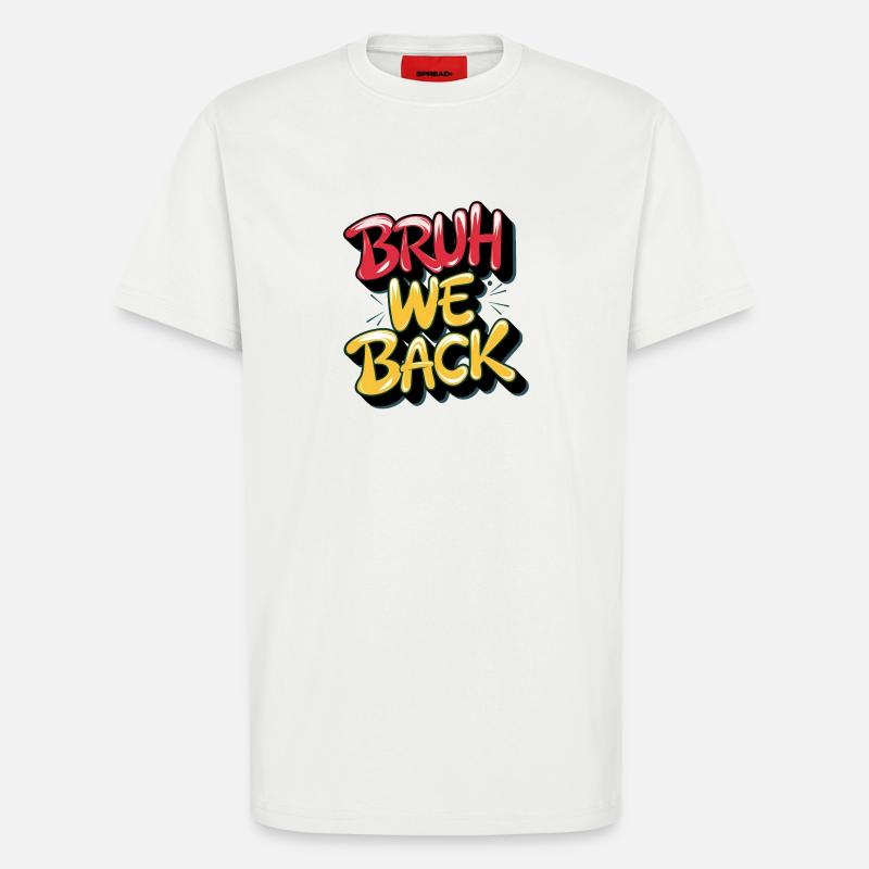 Aussprache und Textdesign im Retro-Stil - T-Shirt - made by SPREAD - OFF WHITE