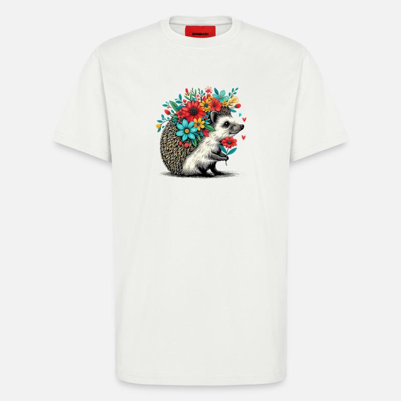 Igel - T-Shirt - made by SPREAD - OFF WHITE