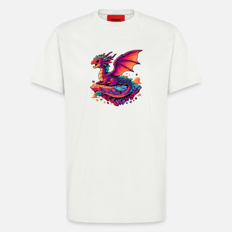 Drache - T-Shirt - made by SPREAD - OFF WHITE