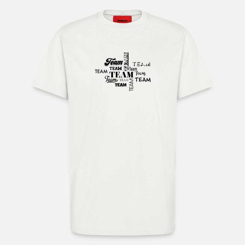 Team - T-Shirt - made by SPREAD - OFF WHITE