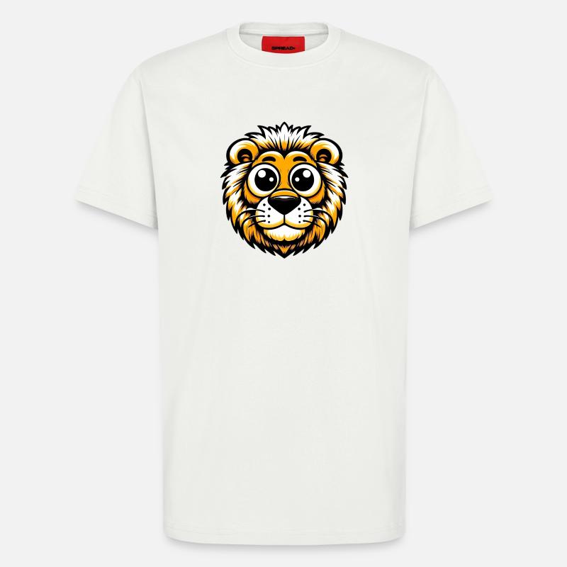 Löwe - T-Shirt - made by SPREAD - OFF WHITE
