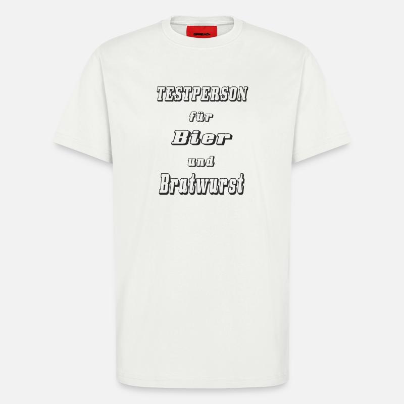 Testperson 1 - T-Shirt - made by SPREAD - OFF WHITE