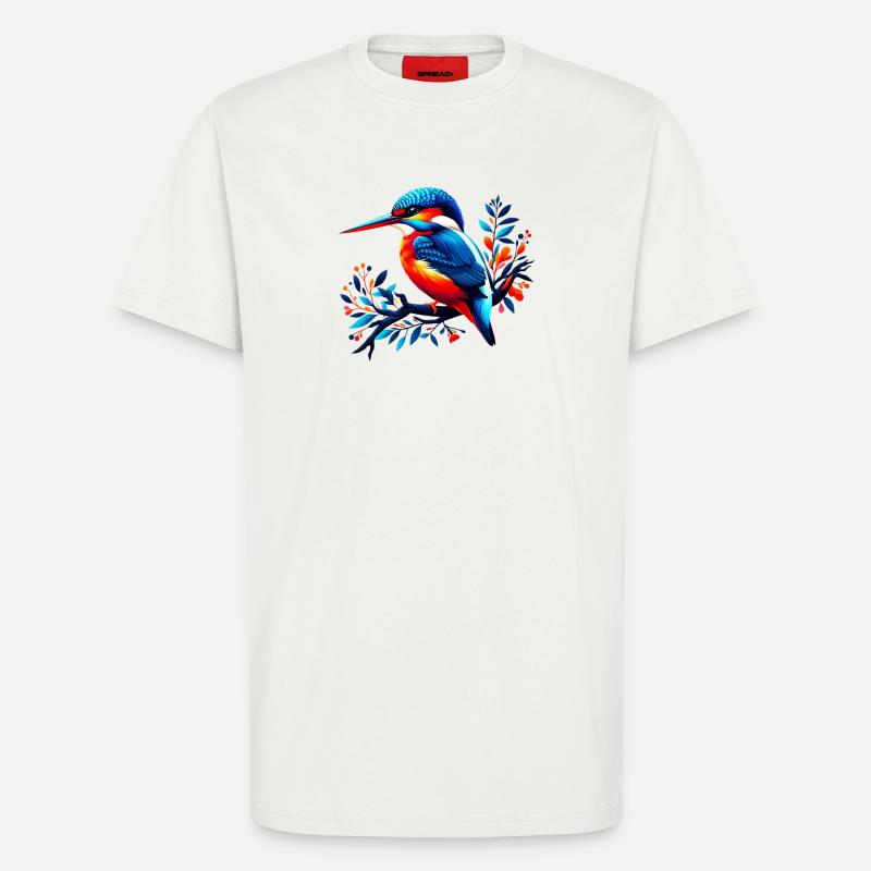 Eisvogel - T-Shirt - made by SPREAD - OFF WHITE