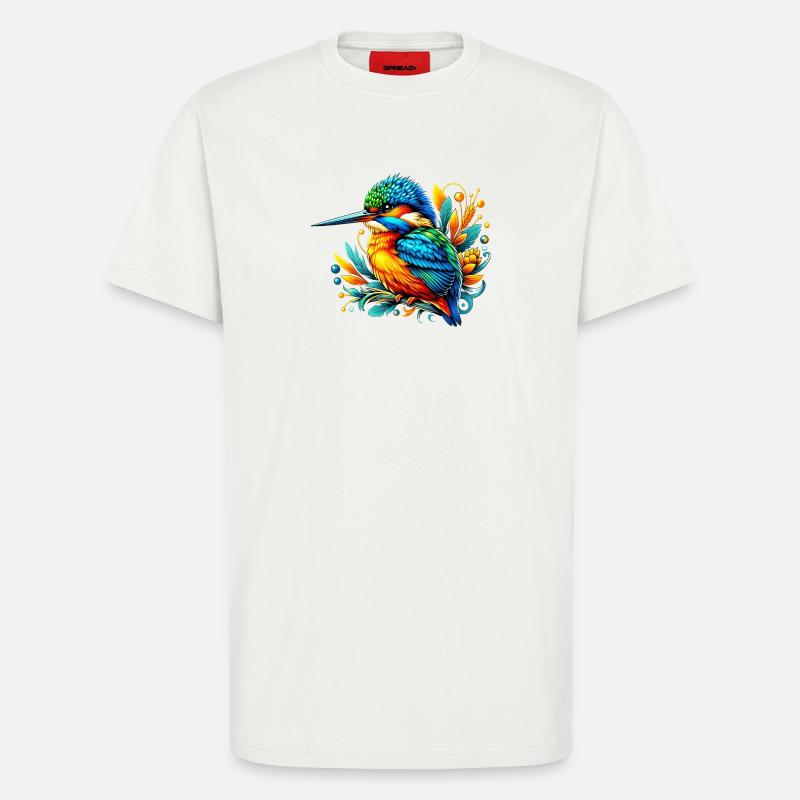 Eisvogel - T-Shirt - made by SPREAD - OFF WHITE