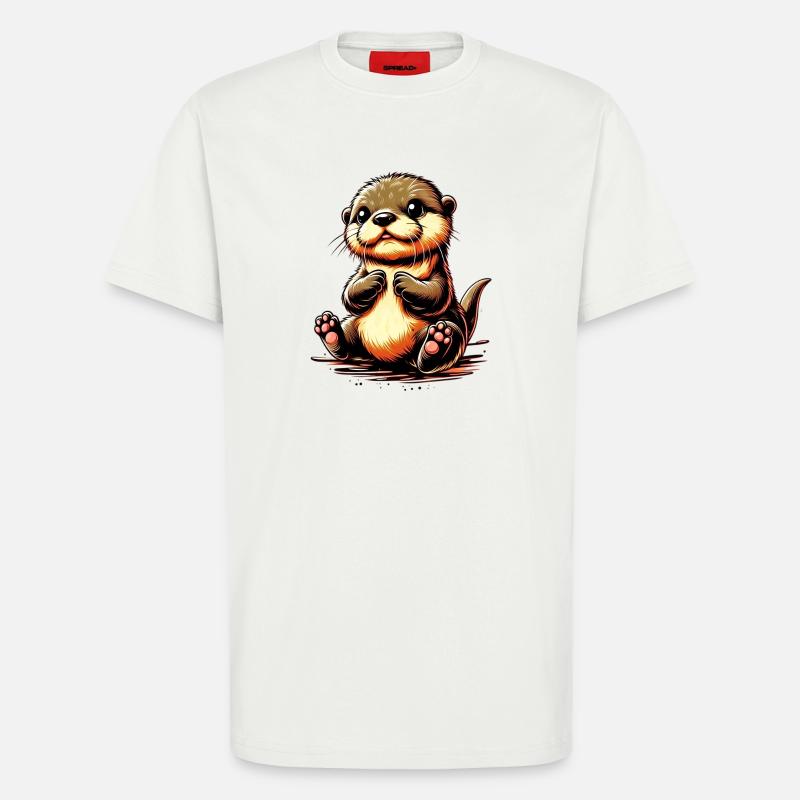 Utter - Organic Relaxed T-shirt Made in EU - OFF WHITE