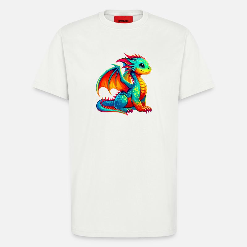 Drache - T-Shirt - made by SPREAD - OFF WHITE