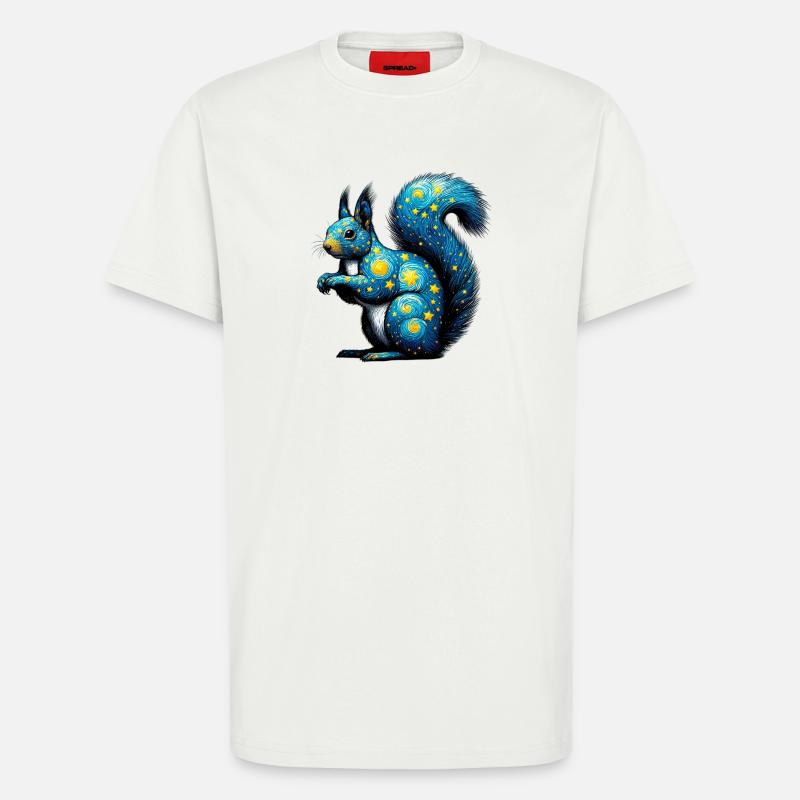 Eichhörnchen - T-Shirt - made by SPREAD - OFF WHITE