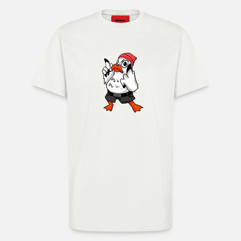 Möwe Cool - T-Shirt - made by SPREAD - OFF WHITE