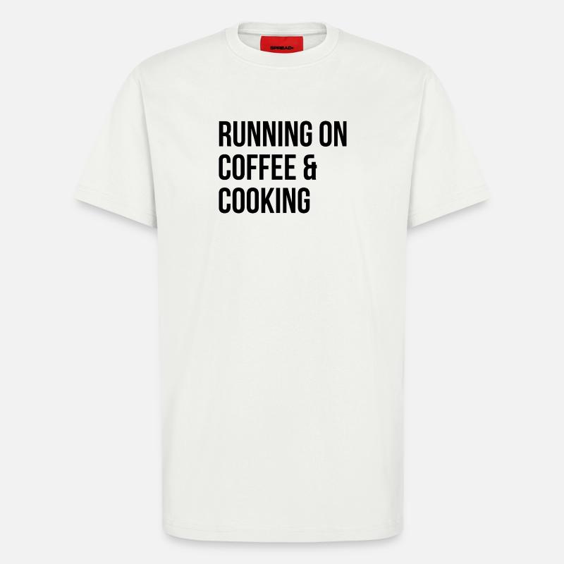 Kochen - T-Shirt - made by SPREAD - OFF WHITE
