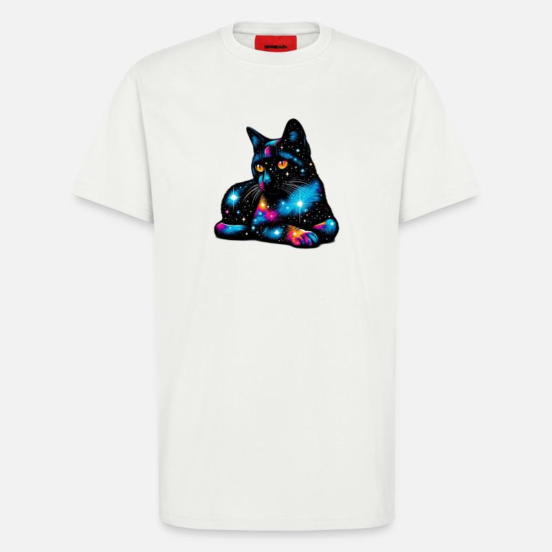 Cat - T-Shirt - made by SPREAD - OFF WHITE