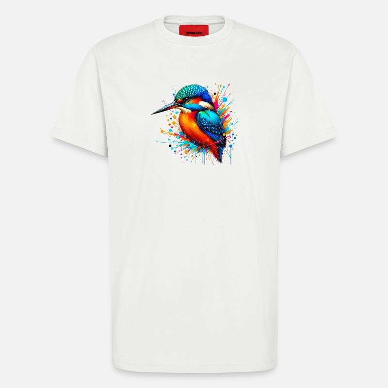 Eisvogel - T-Shirt - made by SPREAD - OFF WHITE