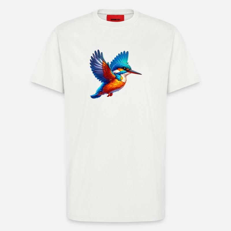 Eisvogel - T-Shirt - made by SPREAD - OFF WHITE