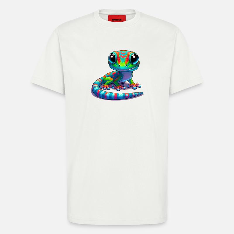 Gecko - T-Shirt - made by SPREAD - OFF WHITE