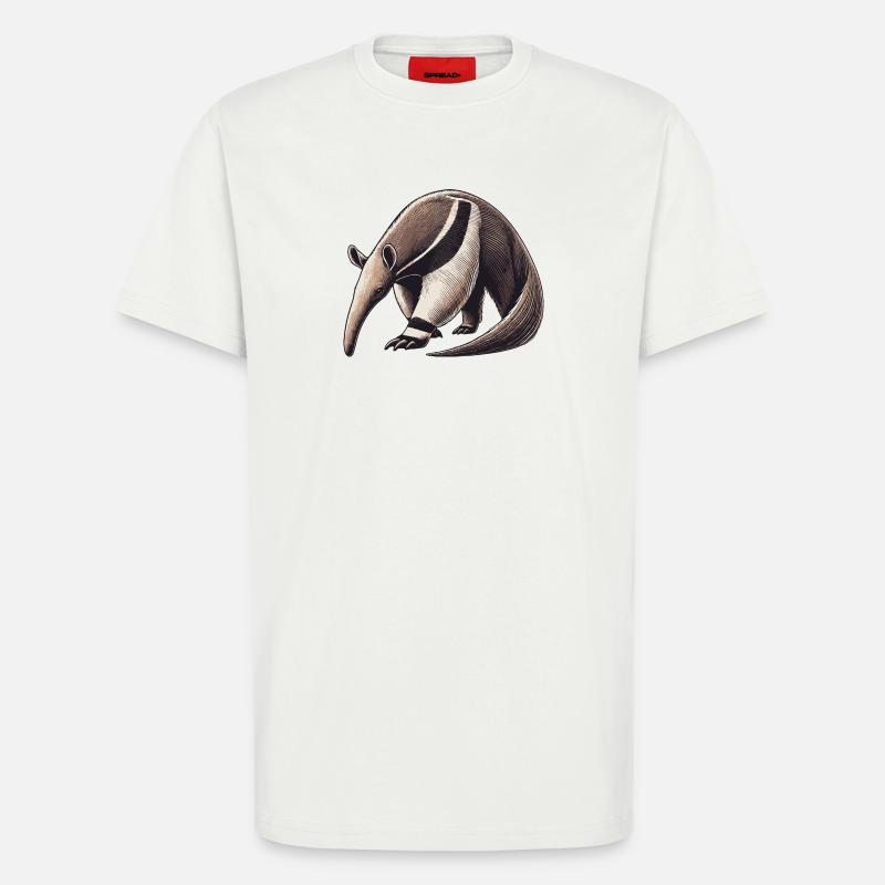 Ameisenbär - T-Shirt - made by SPREAD - OFF WHITE